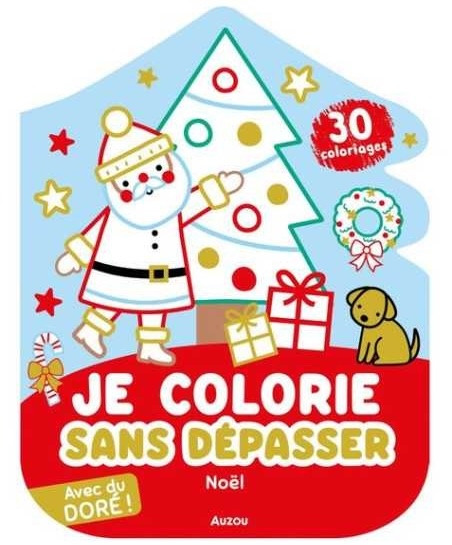 Coloriages fluos Noël - Auzou
